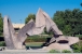 The Bridge sculpture at Civic Center Mall
