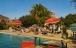 Jokake Inn historical postcards - pool area