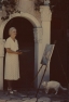 Jessie Benton Evans - painting, studio and house interiors