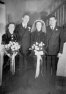 Dorothy Cavalliere and Glen Ketchum on wedding day, December 1936